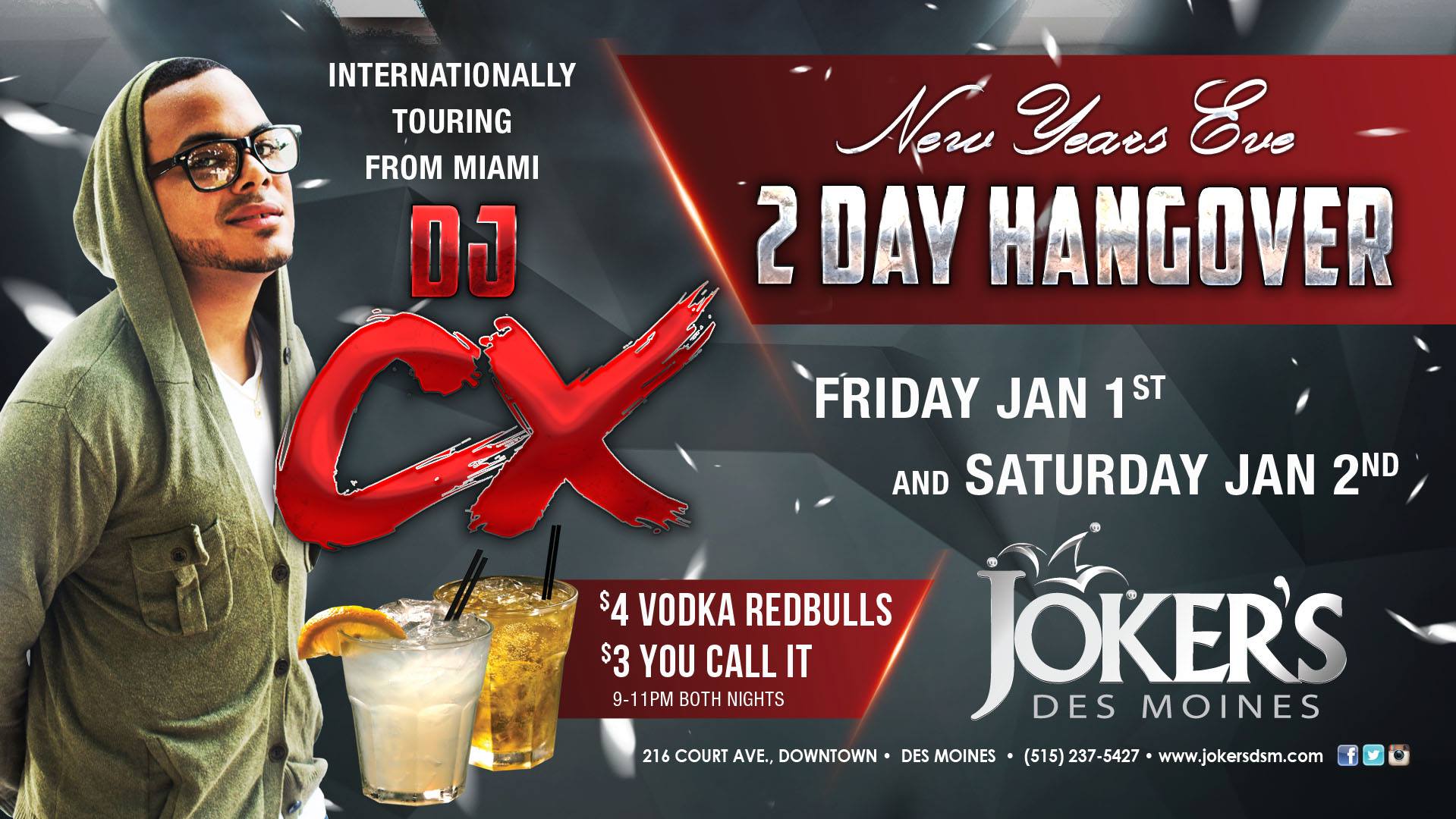 Joker's DJ CX NYE